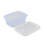 Minimal Silicone Food Storage Container - Clear - 660ml - Set of 2-FDA (US) and LFGB (EU) certified