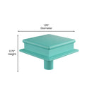 Flash Furniture Bright Beginnings Commercial Grade Pastel 256 Piece Shape Set for Modular STEAM Wall Systems-Clean with a Damp Cloth