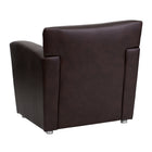 Flash Furniture HERCULES Majesty Series Brown Leather Chair-Brown LeatherSoft Upholstery