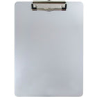 JAM Paper Aluminum Clipboards, 9" x 13", Silver, 2 Pack (331ALCsig)-Silver