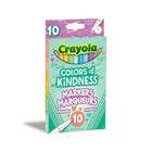 Crayola Colours of Kindness Fine Line Markers - 10 Pack-The fine tip makes them ideal for colouring in small areas, writing or drawing thin lines or dots.