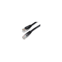 StarTech M45PATCH50BK 50' Cat 5e Molded Patch Cable, Black-RJ-45 Male connector on both sides for dependable network connectivity