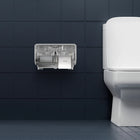Kimberly-Clark Professional ICON Coreless Standard Roll Toilet Paper Dispenser 2 Roll Horizontal -Silver Mosaic Design Faceplate-6