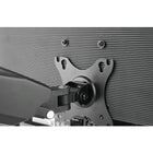 Rocelco MA1 Single Monitor Arm with Motion Assist & USB/Multimedia Ports - Black-Swiveling design lets you easily switch between portrait and landscape mode.