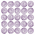 JAM PAPER - Trombones Circulaires Colores, Violet, 2 Paquets de 50-Taille : 1 pouce (diametre)