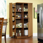 Sauder Home Plus Storage Cabinet, Large, Sienna Oak Finish-3