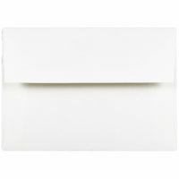 JAM Paper A2 Invitation Envelopes, 4.38 x 5.75, Strathmore Bright White Wove, 1000 Pack (191151B)-Bright white