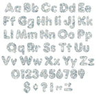 TREND enterprises Inc. Sparkle Ready Letters - Silver - 183 Pack-Convenient punch-out letters great for displays, signage, learning activities, labeling, and more!