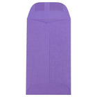 JAM Paper #3 Coin Envelopes, 2.5 x 4.25, Brite Hue Ultra Violet Purple, 500 Pack-Purple Envelopes