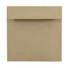 JAM Paper Enveloppes carrées en papier recyclé avec fermeture gommée, 6 x 6 po, brun kraft, 100/paquet-Brun