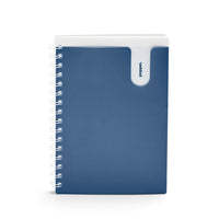 Poppin Pocket Spiral Notebook - Medium - Slate-80 ruled sheets