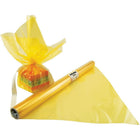Hygloss Cello Wrap Roll, 12.5' x 20", Yellow, 6 Pack-Cellophane is a delightful way to make gifts shimmer and crafts projects shine