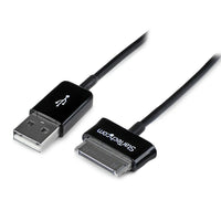 StarTech Dock Connector to USB Cable for Samsung Galaxy Tab, 2m-High quality cable design and construction offers a dependable replacement for worn out or faulty Samsung Galaxy Tab Data cables