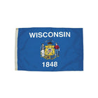 Drapeau de l'indépendance Drapeau de la Floride en nylon avec en-tête et œillets, 3' x 5'-Drapeau de 3 pi x 5 pi, nylon solide, construction extérieure durable