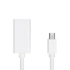 NXT Technologies NX29742 0.5' Mini DisplayPort/HDMI Audio/Video Adapter - White-Cable length: 6"