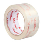 Staples Ruban d'emballage à déroulement rapide, 48 mm x 50 m, 2,6 mil, paquet de 4-Ne s'effiloche pas