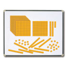 Learning Advantage Magnetic Foam Base Ten Blocks, Grade 1 - 6, 121 Pack (CTU7423)-Ages 6 - 12 years and grades 1st - 6th