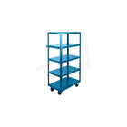 Kleton Heavy-Duty Shelf Cart, No. Of Shelves: 5, Overall Depth: 30"-No. of Shelves: 5