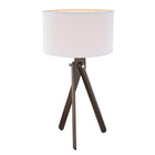 Union & Scale Essentials LED Table Lamp - Espresso/White-line switch