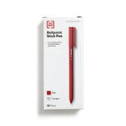 TRU RED Ballpoint Pen - Medium Point - 1.0mm - Red - 12 Pack-Ballpoint stick pen for clean, consistent writing