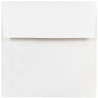 JAM Paper Enveloppes carrées standard à fermeture gommée, 5 x 5 po, blanc, 1000/pqt-Blanc