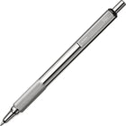 Zebra F-701 Stainless Steel Ballpoint Pens Retractable - 0.7mm - Black-Features a stylish stainless steel barrel