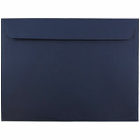 JAM Paper - Enveloppes pour livret - 9" x 12" - Bleu marine - Paquet de 100-Couleur: Bleu Marine