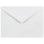 JAM Paper A6 Invitation Envelopes, 4.75 x 6.5, White with V-Flap, 250 Pack (J0567H)-Regular white v-flap envelope