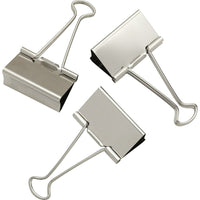 Staples Binder Clips - Large 2" - Silver - 8 Pack-Strong metal clips to keep papers securely fastened