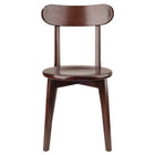 Winsome Wood Pauline 2-Piece Chair Set (94209)-Walnut Finish