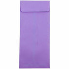 JAM Paper #12 Policy Business Coloured Envelopes - 4.75" x 11" - Violet Purple Recycled - 25 Pack-Colour: Violet Envelope