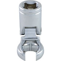 Dynamic Tools 3/8" Drive SAE 5/8" Flex Head, Crow Foot Flare Nut Socket, Chrome Finish-Size: 5/8"