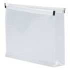JAM Paper Plastic Envelopes with Zip Closure, Booklet, 5.25 x 8, Clear Poly, 12 Pack (920Z1CL)-Colour: clear