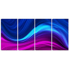 Designart Synchronicity 4-Panel Contemporary Canvas Art Print, (PT3054-271)-Print