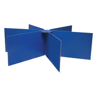Tableau de confidentialité pour table ronde Pacon, bleu, 48" x 14", paquet de 2-1