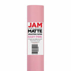 JAM Paper Gift Wrap - Matte Wrapping Paper - 25 sq. ft. - Matte Light Baby Pink -The perfect square footage for quickly and easily wrapping your presents