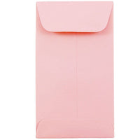 JAM Paper #6 Coin Envelopes, 3 3/8 x 6, Baby Pink, 500 Pack-Coin Envelopes