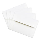 JAM Paper A6 Invitation Envelopes, 4.75 x 6.5, Strathmore Bright White Wove, 100 Pack (STTW661g)-Closure: Gum