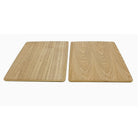 Cathay Importers Bentwood Rectangle Tray 13"W x 10"D x 0.4"H - Light Brown - 2 Pack-Sturdy bentwood construction - made from willow wood veneer