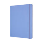 Moleskine Ruled Hard Cover Classic Notebook - Extra Large - Hydrangea Blue - 7.5" x 9.75"-Narrow Ruling
