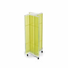 Azar Displays Pegboard Pinwheel Unit, 44" x 13.5", Yellow (700443-YEL)-Yellow plastic