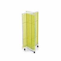 Azar Displays Pegboard Pinwheel Unit, 44" x 13.5", Yellow (700443-YEL)-Yellow plastic