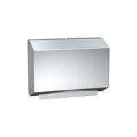 ASI Petite Paper Towel Dispenser-Paper towel dispenser, dispenses 200 C-fold or 275 multi-fold paper towels without adjustment or adapters