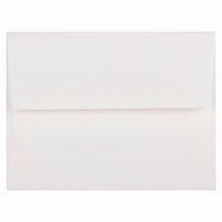 JAM Paper A2 Invitation Envelopes, 4.38 x 5.75, Strathmore Bright White Laid, 1000 Pack (99118B)-Bright white
