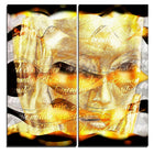 Designart Golden Goddess Street Art Canvas Artwork, (PT3641-40-40)-Print