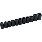 Gray Tools 11 Piece 1/2" Drive, 6 Point SAE Standard, Impact Socket Set, 3/8"-1"-Contains Sizes: 3/8", 7/16", 1/2", 9/16", 5/8", 11/16", 3/4", 13/16", 7/8", 15/16", 1, 1 1/16", 1 1/8", 1 1/4".