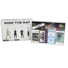Mind The Gap Game - French-Includes in the Box: Official Rules, Board, 4 game tokens, 1 die, 100 question cards from each generation, 100 Challenge cards