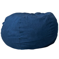 Flash Furniture Oversized Denim Kids Bean Bag Chair-Oversized Bean Bag
