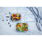 Minimal Silicone Food Storage Container - Clear - 460ml - Set of 2-Capacity: 460ml