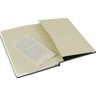 Moleskine Classic Black Hard Cover Large Squared Notebook, 5" x 8-1/4"-Black hard cover